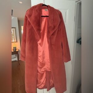 Show Me Your Mumu Women's Faux Fur Coat